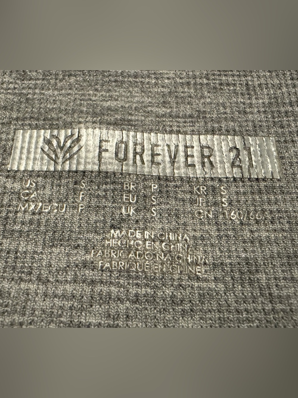 Forever 21 Heather Grey Bike Shorts - Small - Picture 5 of 5